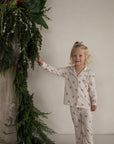 Girl's Bamboo Button Up Lounge Set | Gingersnap