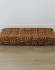 Mustard Mudcloth Muslin Changing Pad Cover