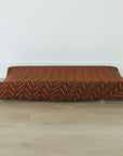 Rust Mudcloth Muslin Changing Pad Cover