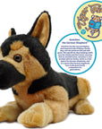 Gretchen The German Shepherd | 15 Inch Stuffed Animal Plush | By TigerHart Toys