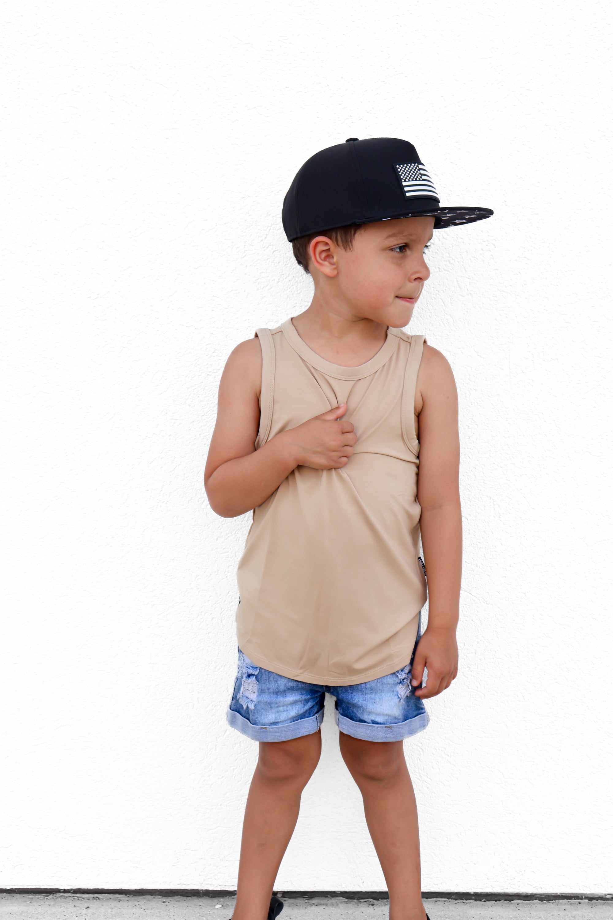 Bamboo Tank in Driftwood