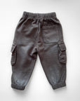 Toddler Classic Cargo Sweatpants in Stonewash