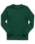 Rib Green Long Sleeve PJs