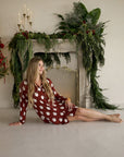 Women's Bamboo Sleeping Dress | Vintage Santa