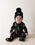 Bamboo Zip Pajamas | Midnight Skelly