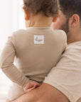 Solid Rib Organic Cotton Two-Piece Pajamas - Hummus