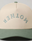 MOTHER Upside Down Lettering Embroidery Cap: Black / ONE SIZE