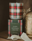*NEW* Happy Holidays 12 oz Boxed Soy Candle - Gifts