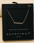 Secret Box Gold Dipped Dainty Mama Pendant Necklace