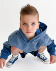 Toddler Sun-Faded Hoodie in COBALT