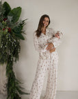 Women's Bamboo Button Up Lounge Set | Gingersnap