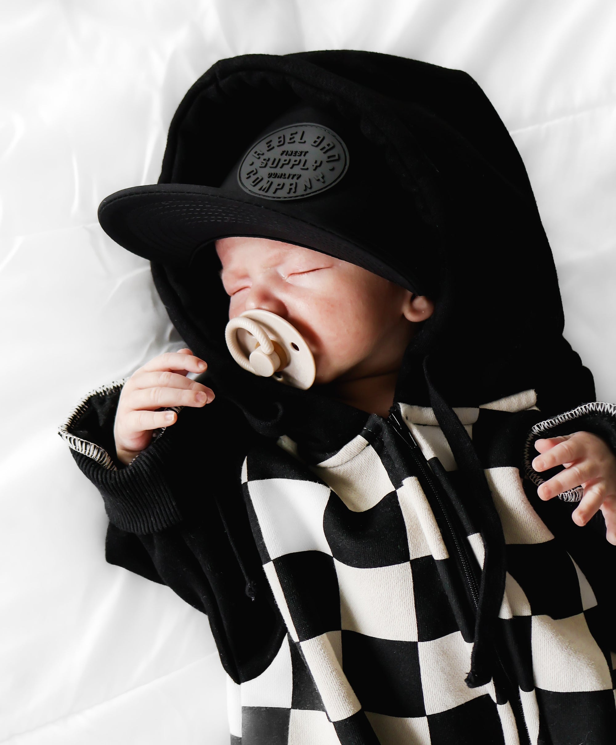 Hooded Fleece Romper in Venice (PREORDER)