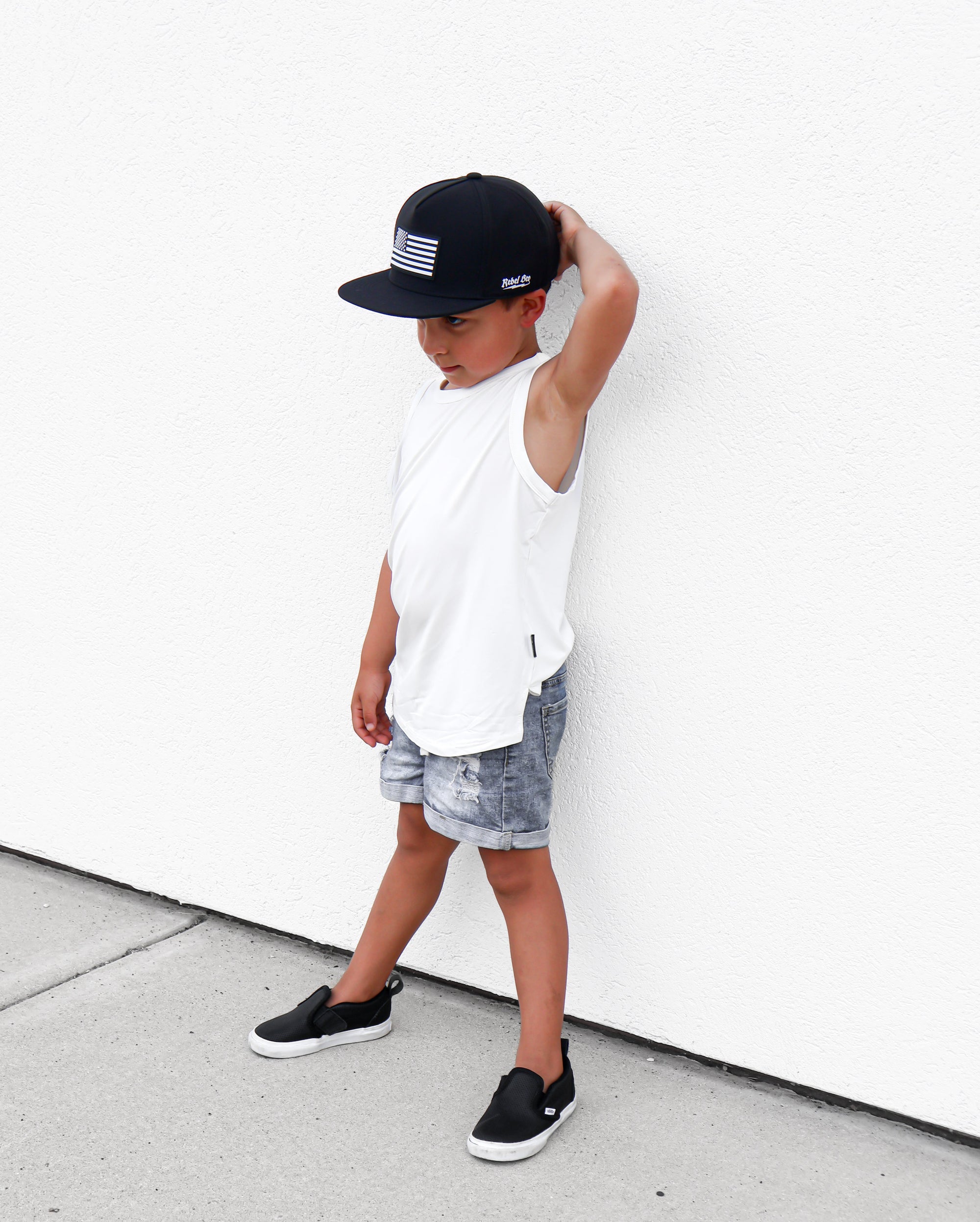 Bamboo Tank in White