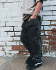 Double Knee Denim - Washed Black