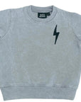 Grey Acid Wash Sweatshirt