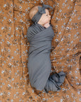 Charcoal Bamboo Stretch Swaddle