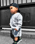 Grey Acid Wash Sweatshirt