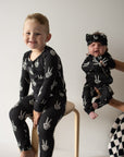 Bamboo Two Piece Pajamas | Midnight Skelly