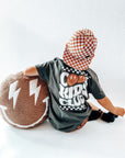 Tan Smiley Plush