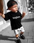 Bamboo Graphic Tee in Boyhood