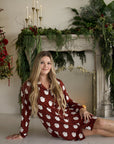 Women's Bamboo Sleeping Dress | Vintage Santa