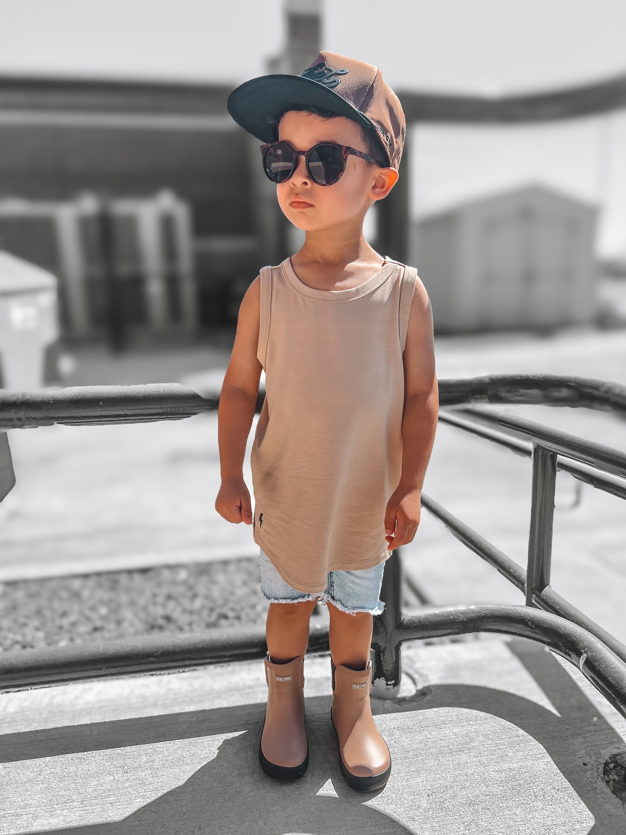 Bamboo Tank in Driftwood