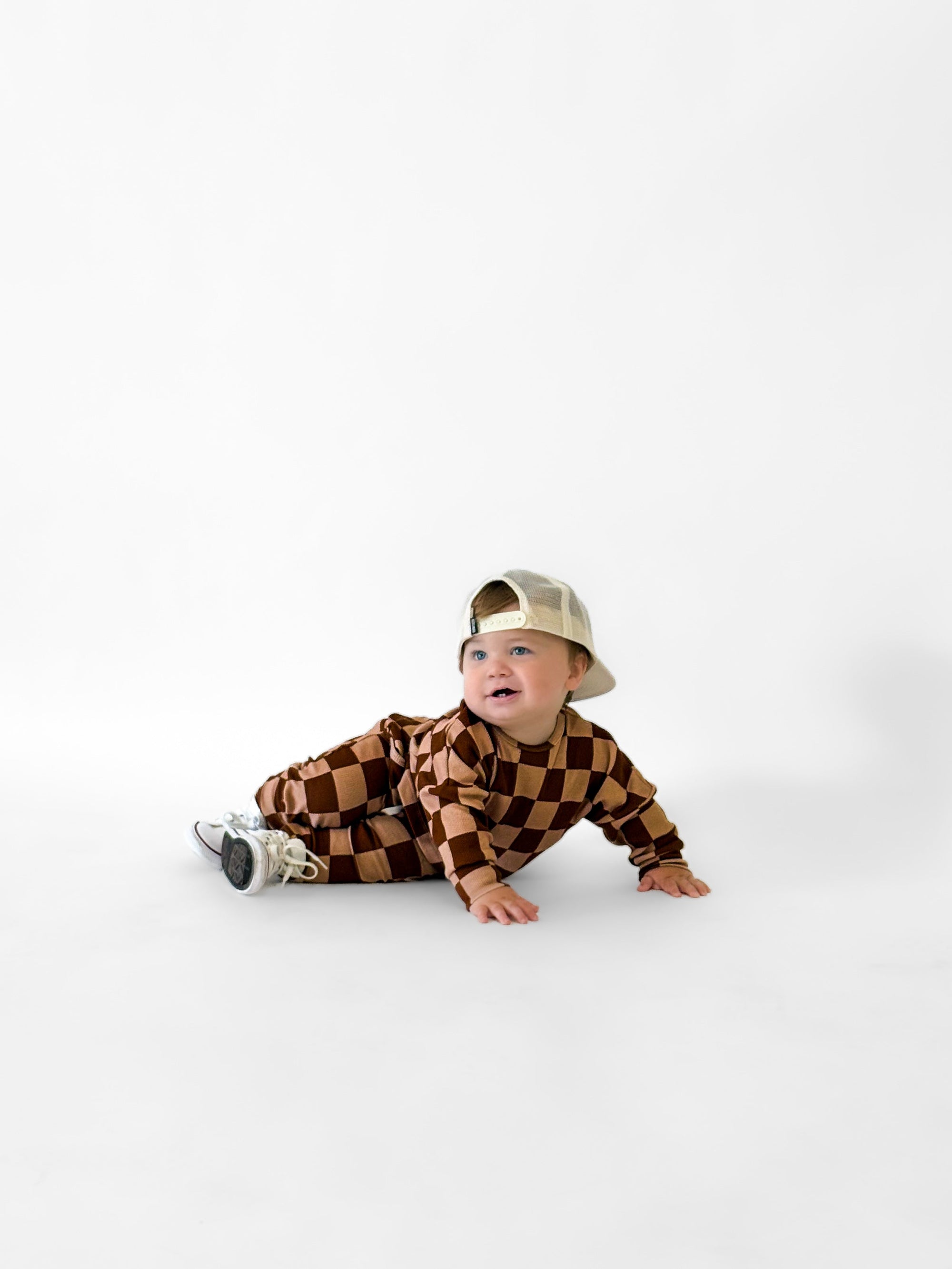 Organic Ribbed Set in Spiced Cider + Graham