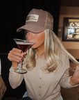 Let's Chug Espresso Martinis - Brown Corduroy Trucker Hat