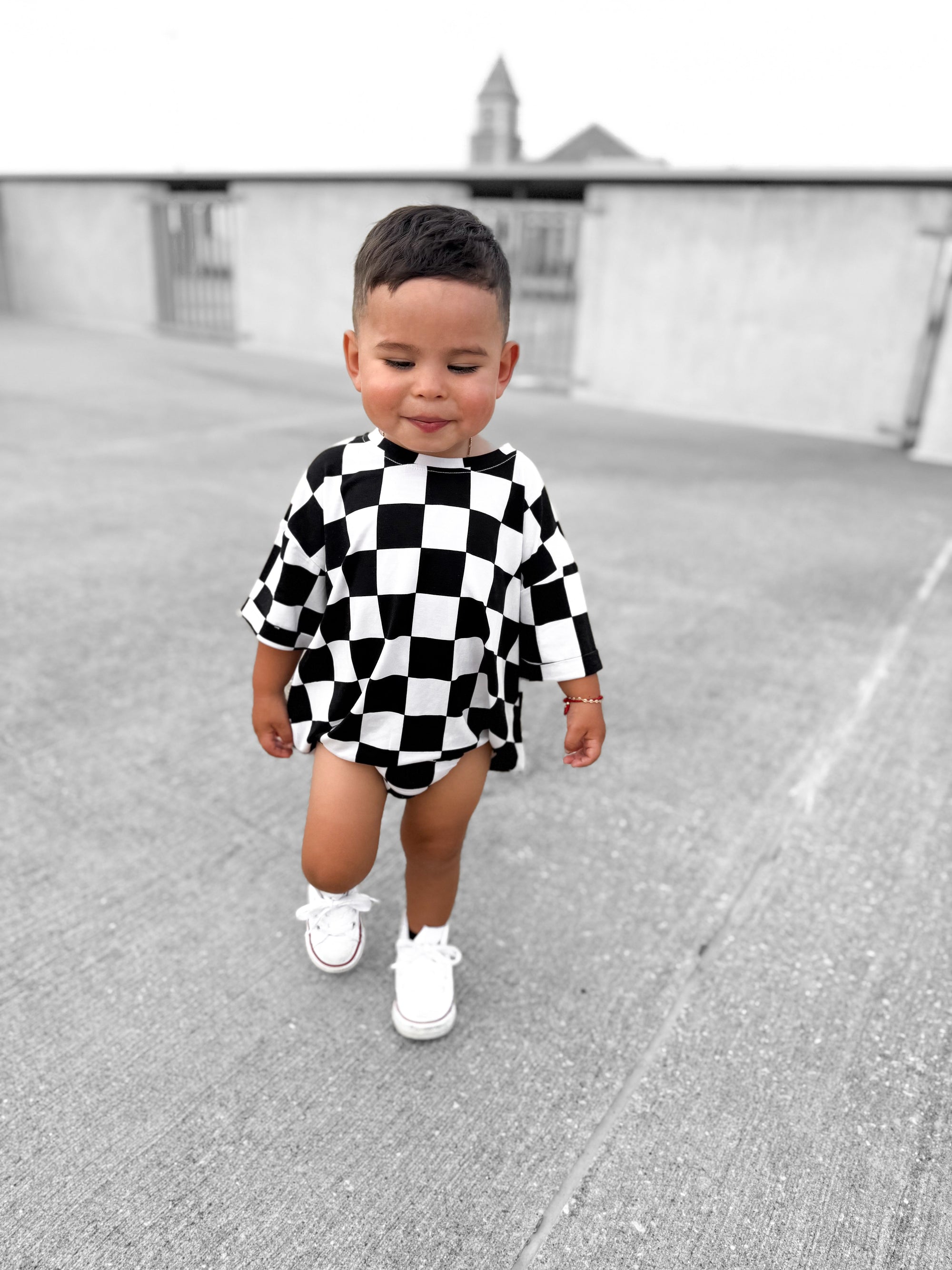 Bamboo Bubble Romper in Venice