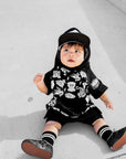 Short Sleeve Hoodie in Born To Be Wild