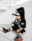 Short Sleeve Hoodie in Born To Be Wild