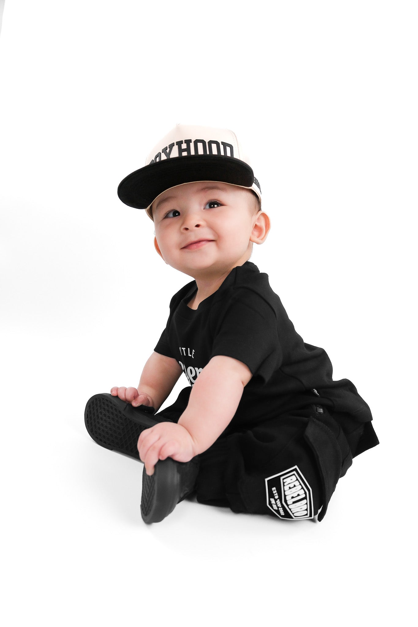 Rebel Cargo Pant in Black