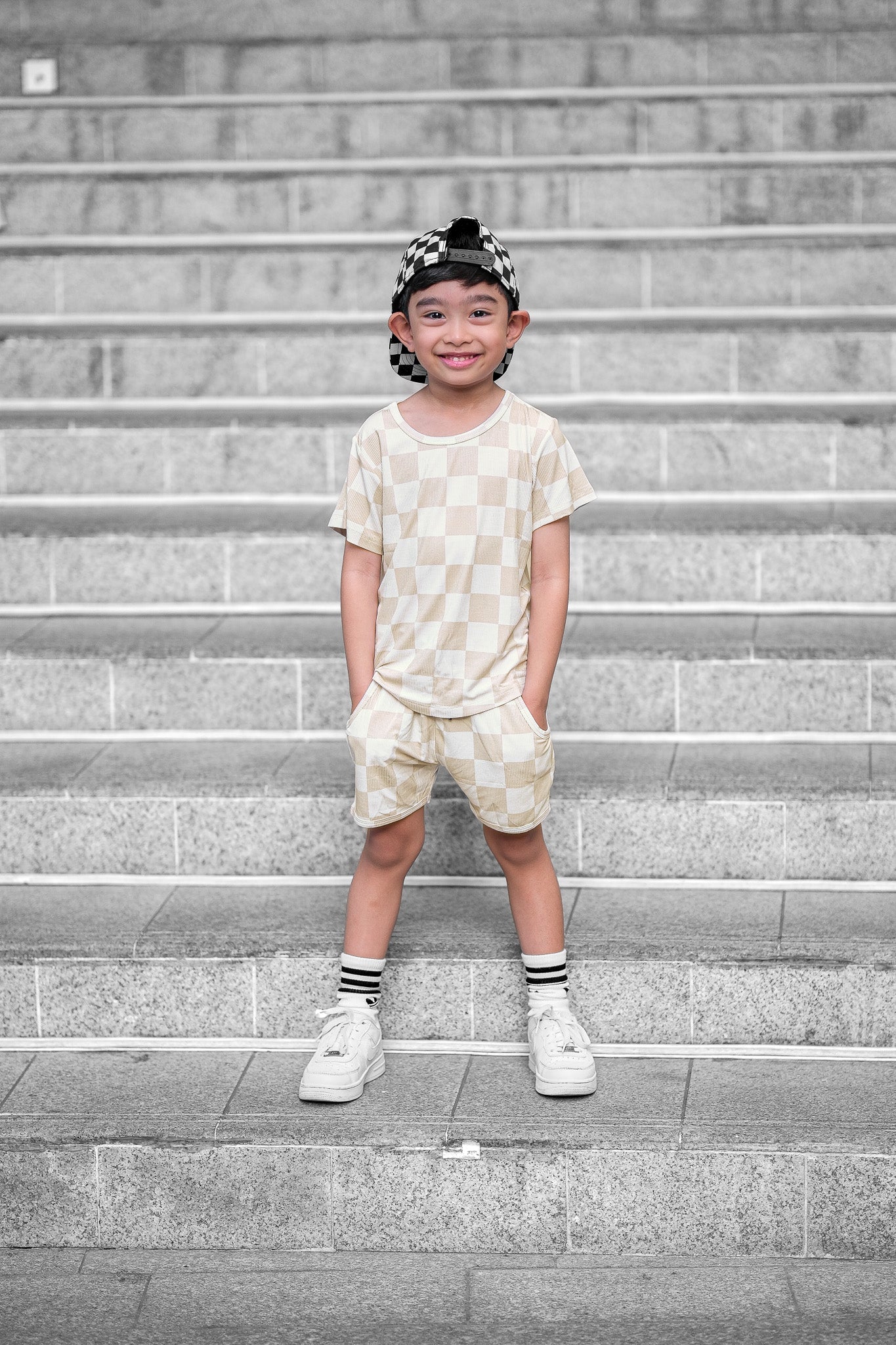 Biker Two Piece Set in Callen