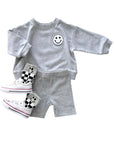 Biker Shorts Set | Gray