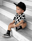 Bamboo Bubble Romper in Venice