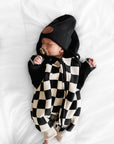Hooded Fleece Romper in Venice (PREORDER)