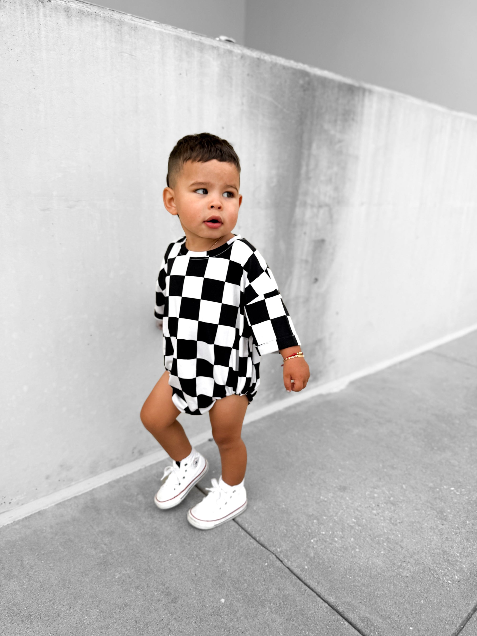 Bamboo Bubble Romper in Venice