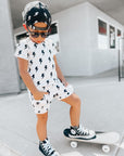 Biker Two Piece Set in Bowie