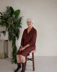 Women's Bamboo Sleeping Dress | Christmas Plaid