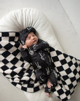 Bamboo Zip Pajamas | Midnight Skelly