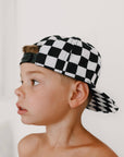 SOLID CHECKERED SNAPBACK // Y+R UNBRANDED BASICS