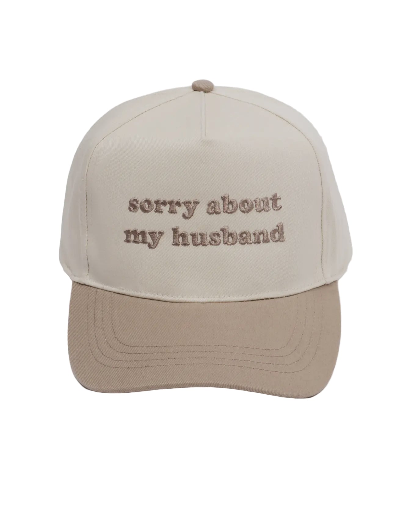 Sorry About My Husband Embroidered Cap