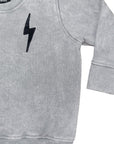 Grey Acid Wash Sweatshirt