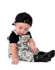Classic Midi Rain Boot in Black / Black