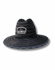 Wave Watcher Straw Hat (Midnight) IMPERFECT