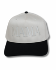 MAMA BLACK AND CREAM HAT