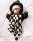 Hooded Fleece Romper in Venice (PREORDER)