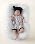 Short Sleeve Bubble Romper | Electric Drippy