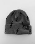 Charcoal Bolt Beanie