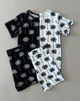 Bamboo Shorts Set | Palm Style White
